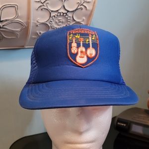 Vintage Trucker Hat "Tennessee " Blue Snapback OS